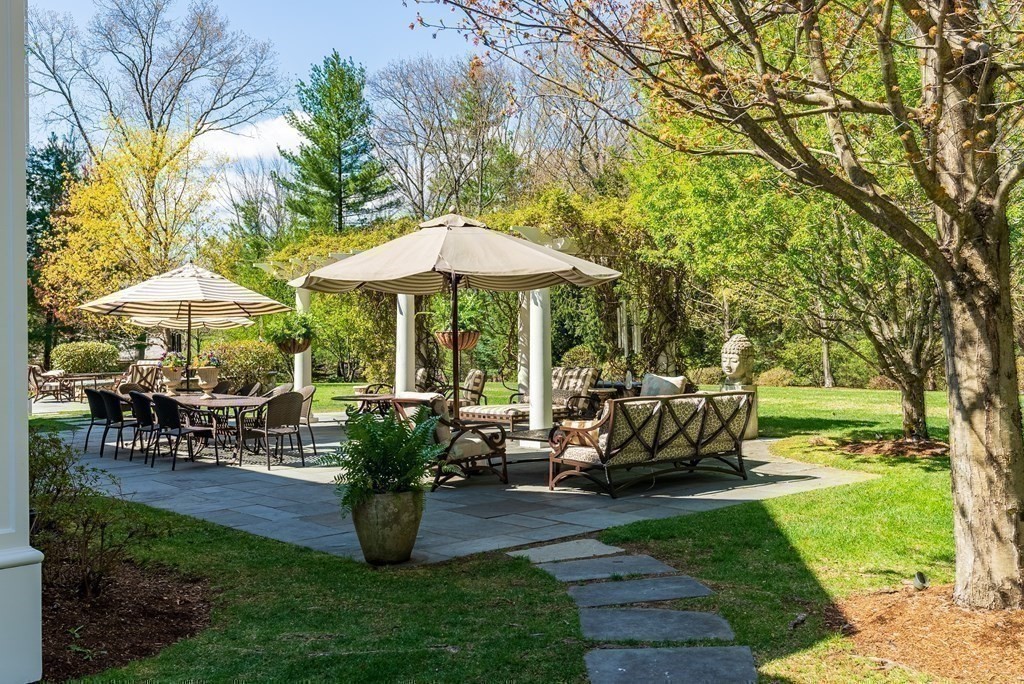 16 Sanderson Lane Weston, MA 02493 - Photo 35 of 39 a view of a garden with patio