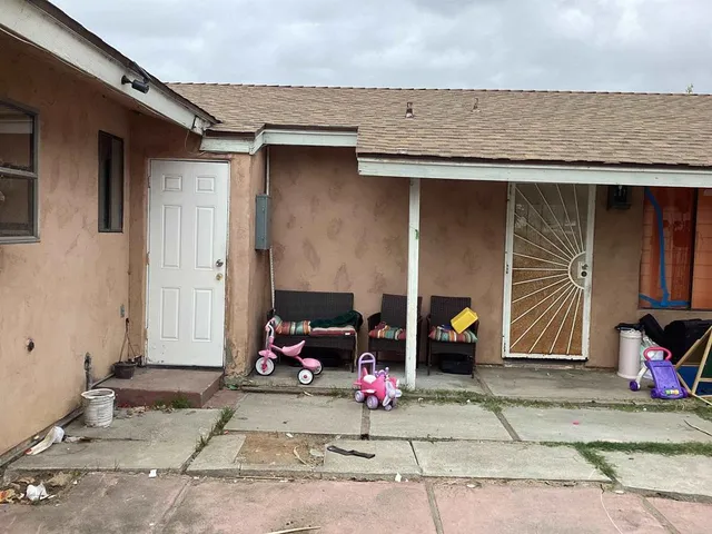 a view of a car garage