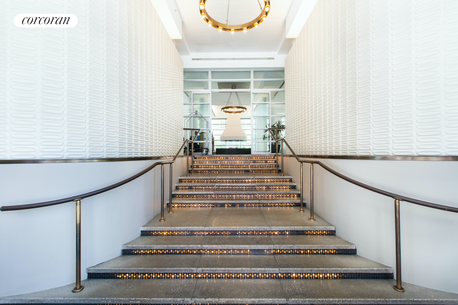 27-28 Thomson Avenue, Unit 228 Queens, NY 11101 - Photo 8 of 17 a view of entryway with wooden floor