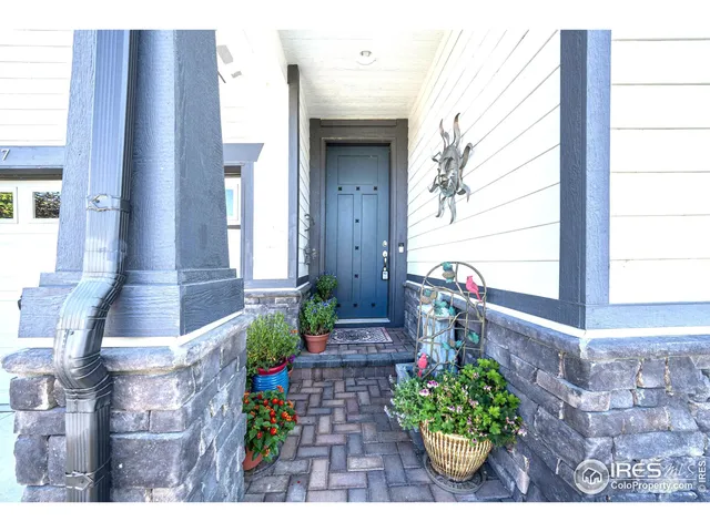 a front view of a house with balcony