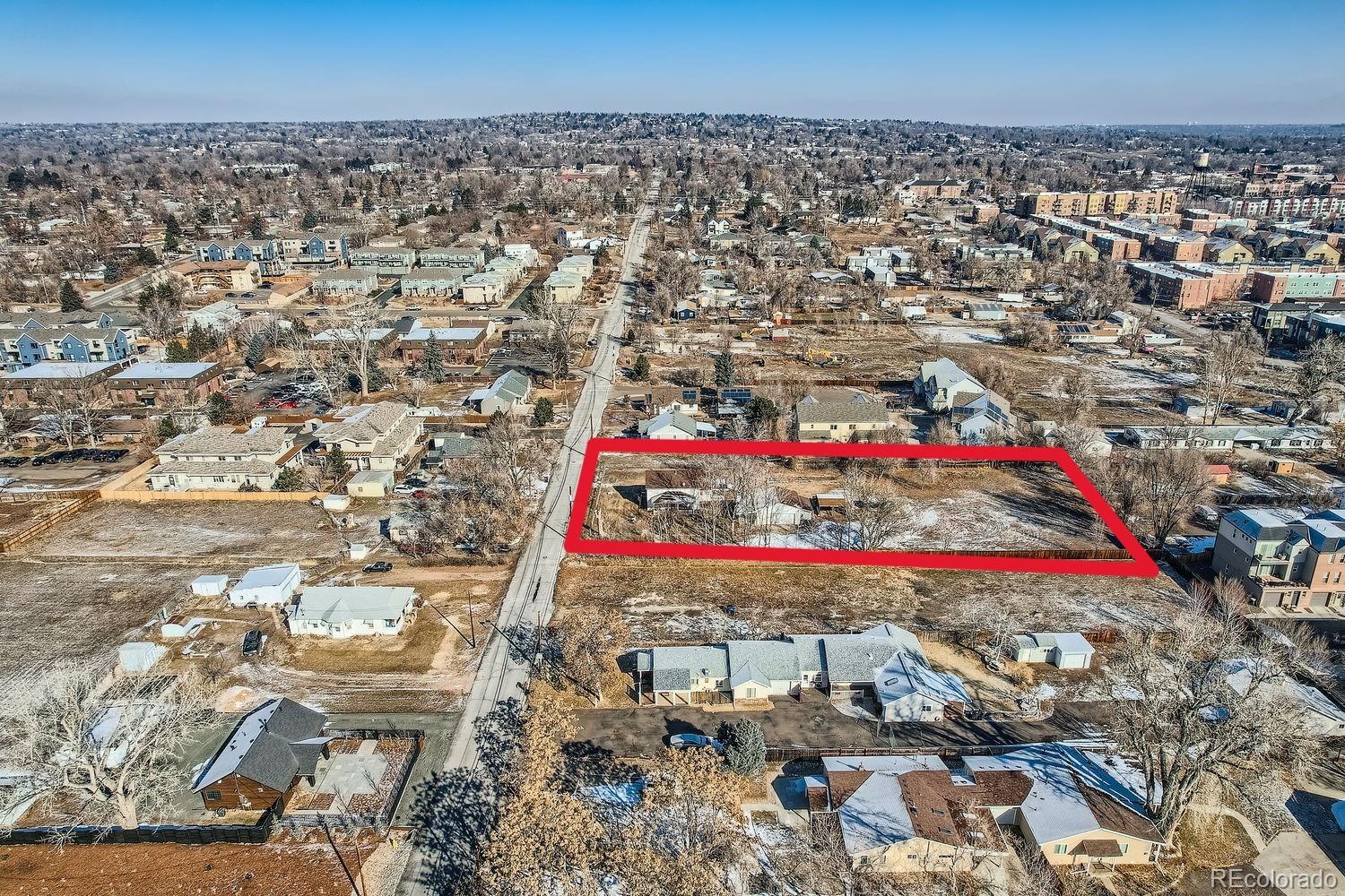 5300 Balsam Street Arvada, CO 80002 - Photo 11 of 29 an aerial view of a city