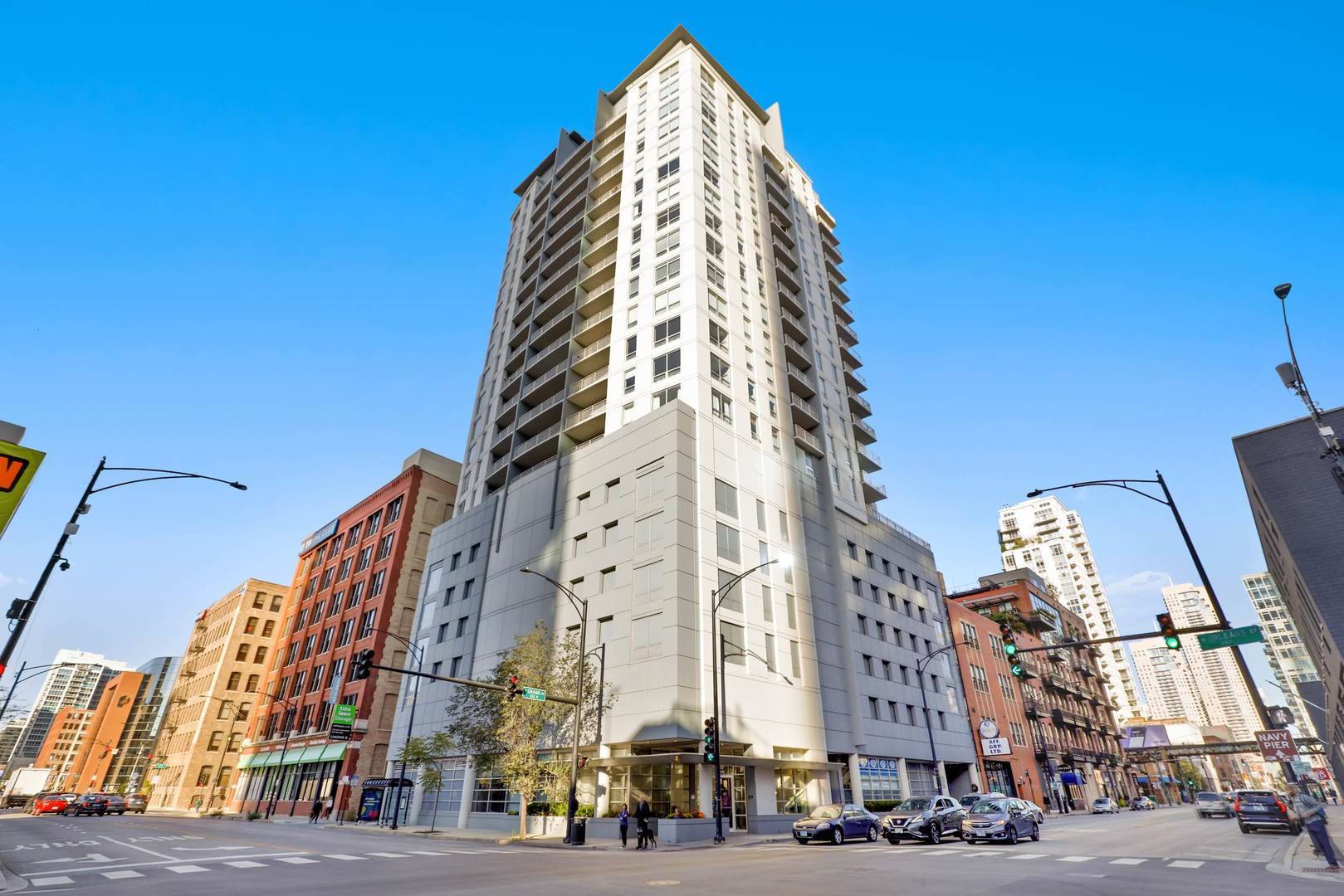 330 West Grand Avenue, Unit P129 Chicago, IL 60654 - Photo 1 of 5 a view of a city with tall buildings
