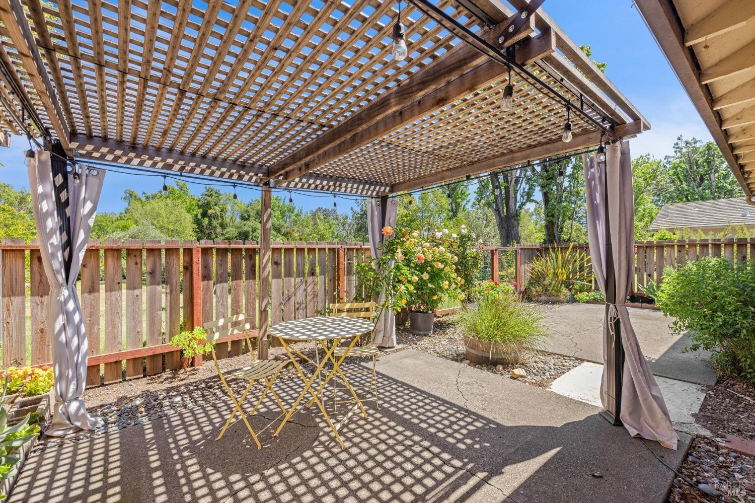 21 Vineyard Circle Sonoma, CA 95476 - Photo 15 of 23 a view of a porch with furniture