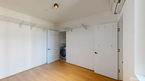 a view of a storage & utility room in a room