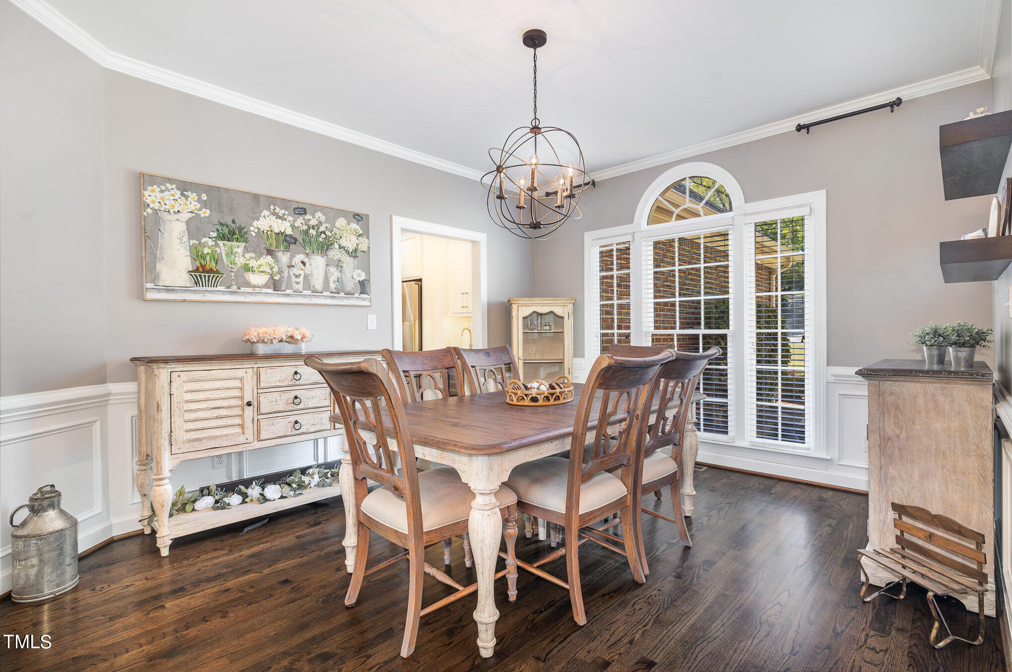 3705 La Costa Way Raleigh, NC 27610 - Photo 9 of 40 a view of a dining room with furniture window and wooden floor