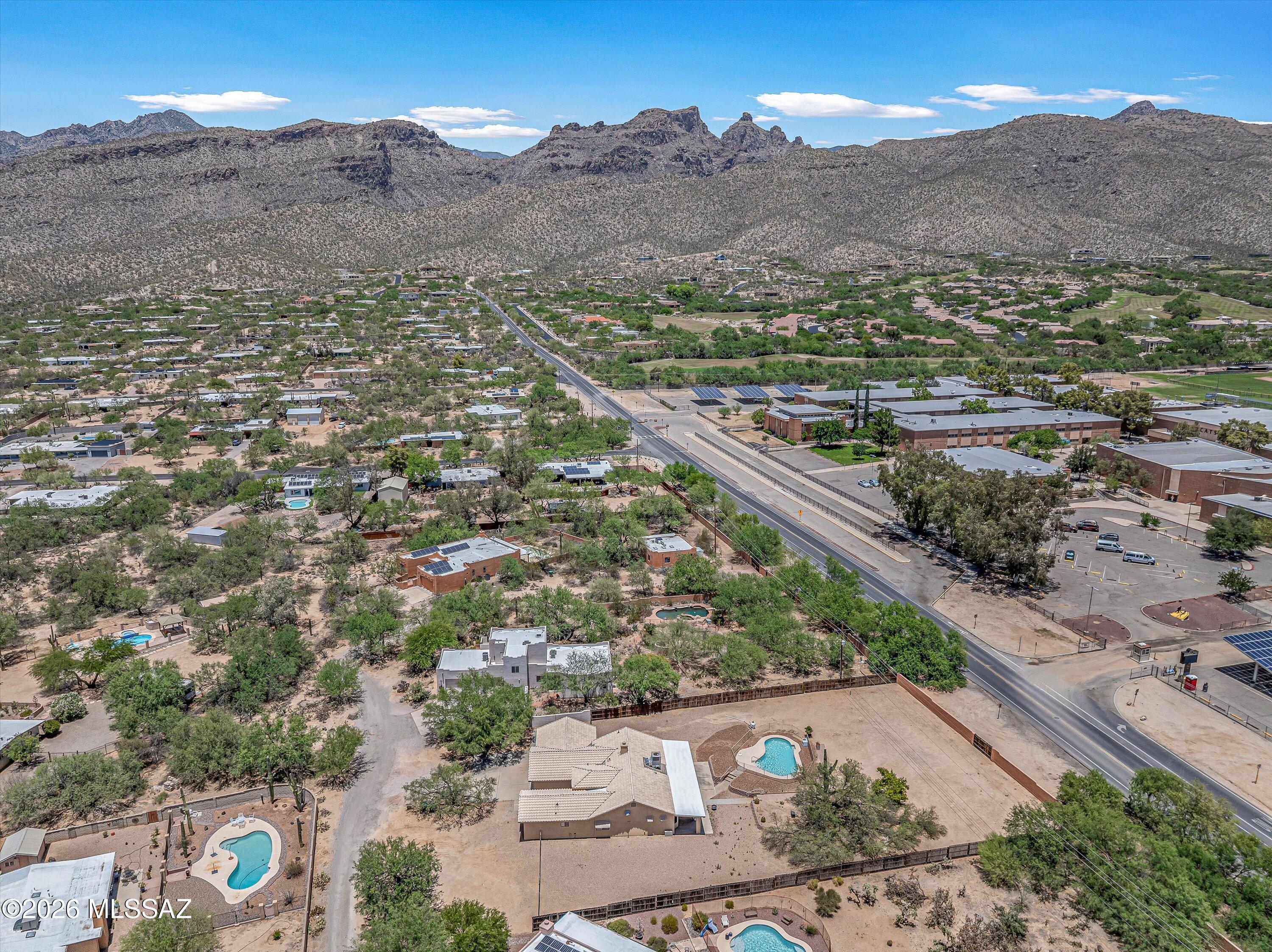4940 North Castle Ridge Road Tucson, AZ 85749 - Photo 43 of 43 44-Aerial View