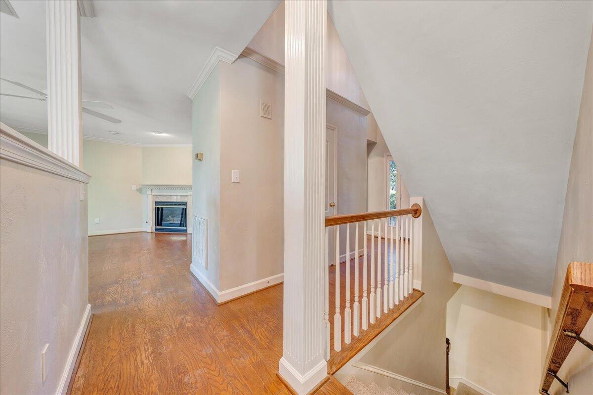 5539 Highfields Road Roanoke, VA 24018 - Photo 49 of 69 a view of a hallway with staircase
