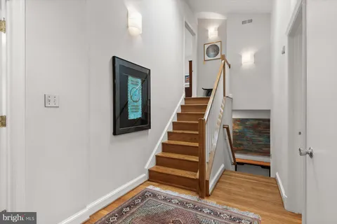 a room with storage and utility room