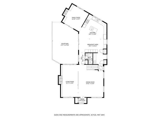 a picture of a floor plan