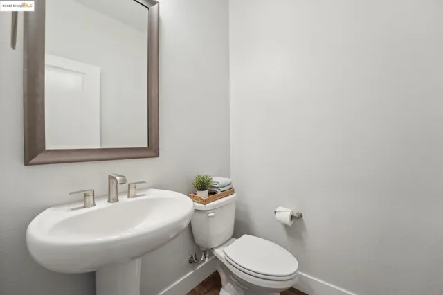 a close up view of racks on the wall