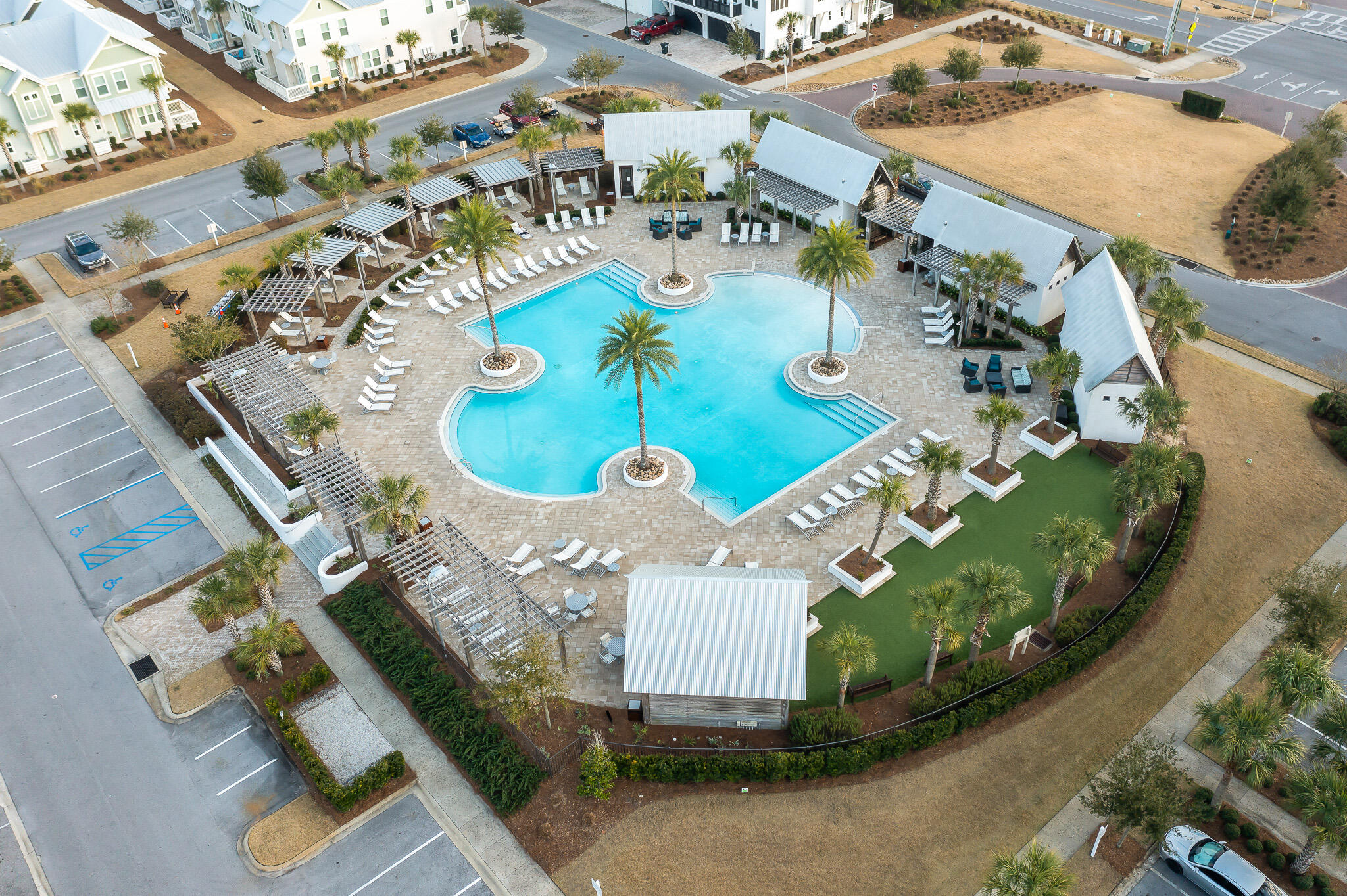 85 York Ln Inlet Beach, Unit A Inlet Beach, FL 32461 - Photo 7 of 40 an aerial view of a house