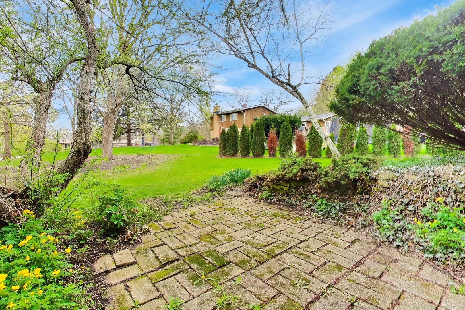 1056 Van Tassel Road Sleepy Hollow, IL 60118 - Photo 28 of 34 a backyard of a house with lots of green space