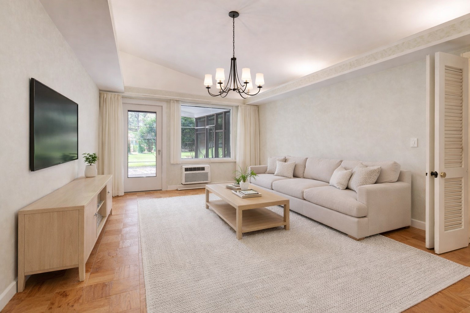 1056 Van Tassel Road Sleepy Hollow, IL 60118 - Photo 3 of 34 a living room with furniture and a flat screen tv