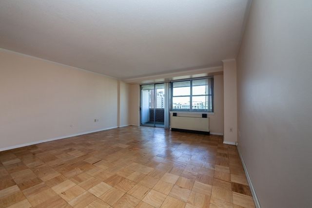 a view of a room with window