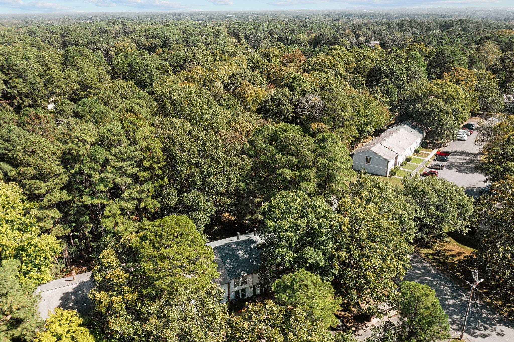 1227 Seaton Road, Unit 34 Durham, NC 27713 - Photo 30 of 32 an aerial view of a house with a yard