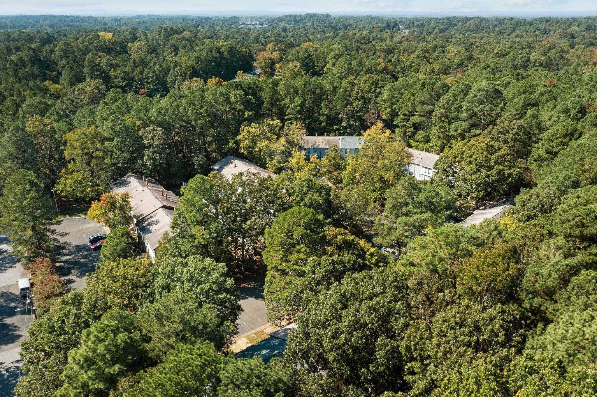 1227 Seaton Road, Unit 34 Durham, NC 27713 - Photo 31 of 32 an aerial view of a house with a yard