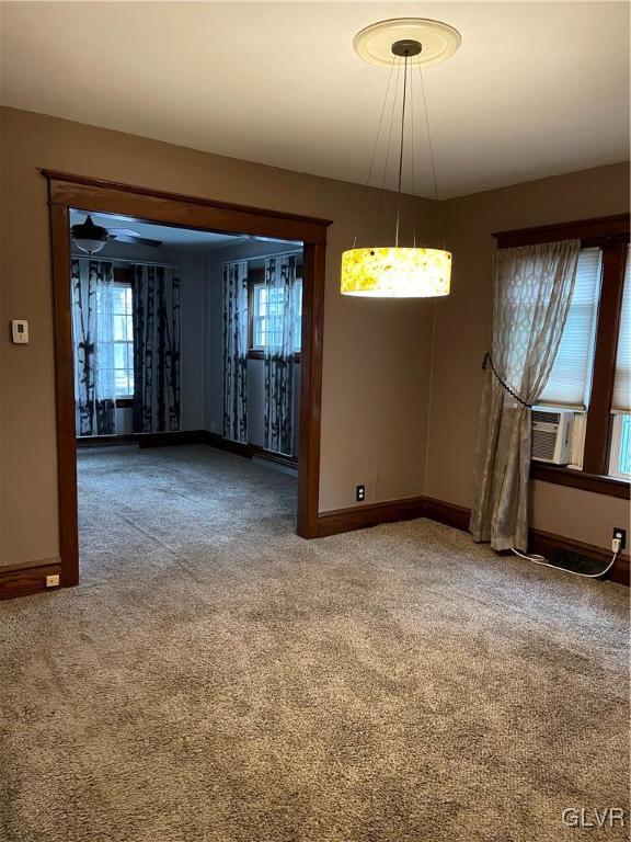 258 Nazareth Pike Bethlehem, PA 18020 - Photo 9 of 19 an empty room with chandelier fan and windows