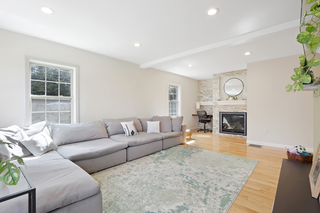 96 Brantwood Road Worcester, MA 01602 - Photo 11 of 33 a living room with furniture window and a fireplace