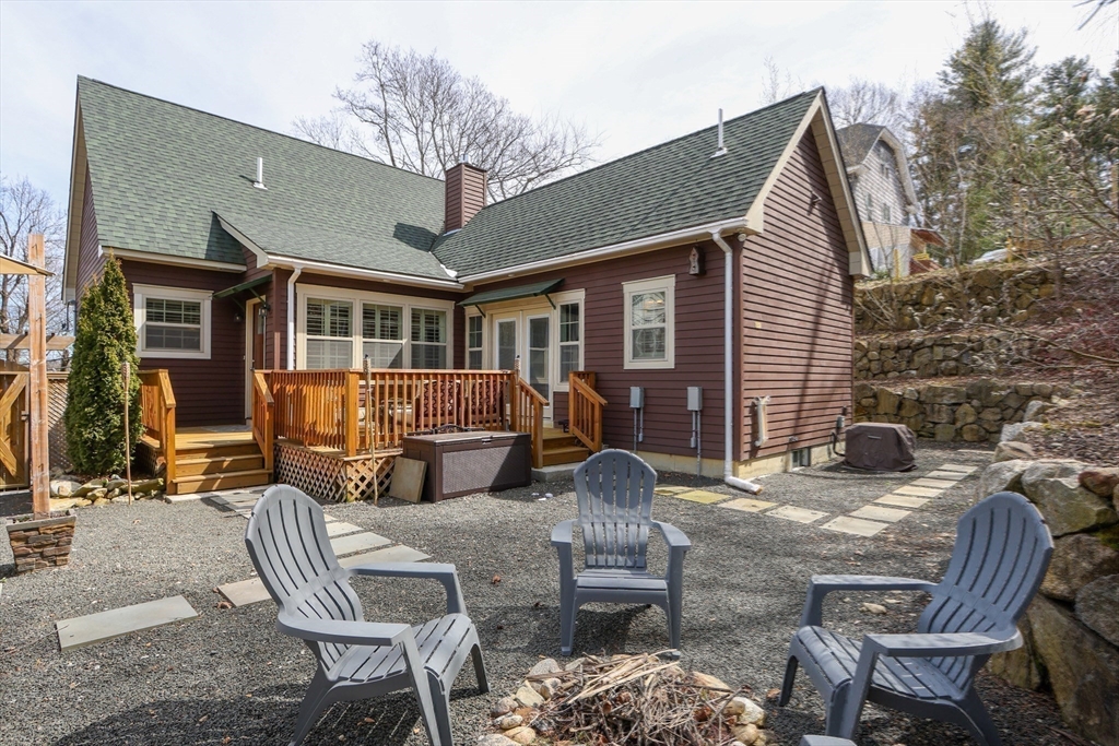 96 Brantwood Road Worcester, MA 01602 - Photo 26 of 33 a view of a house with backyard and sitting area