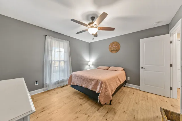 a view of a yard with an outdoor space