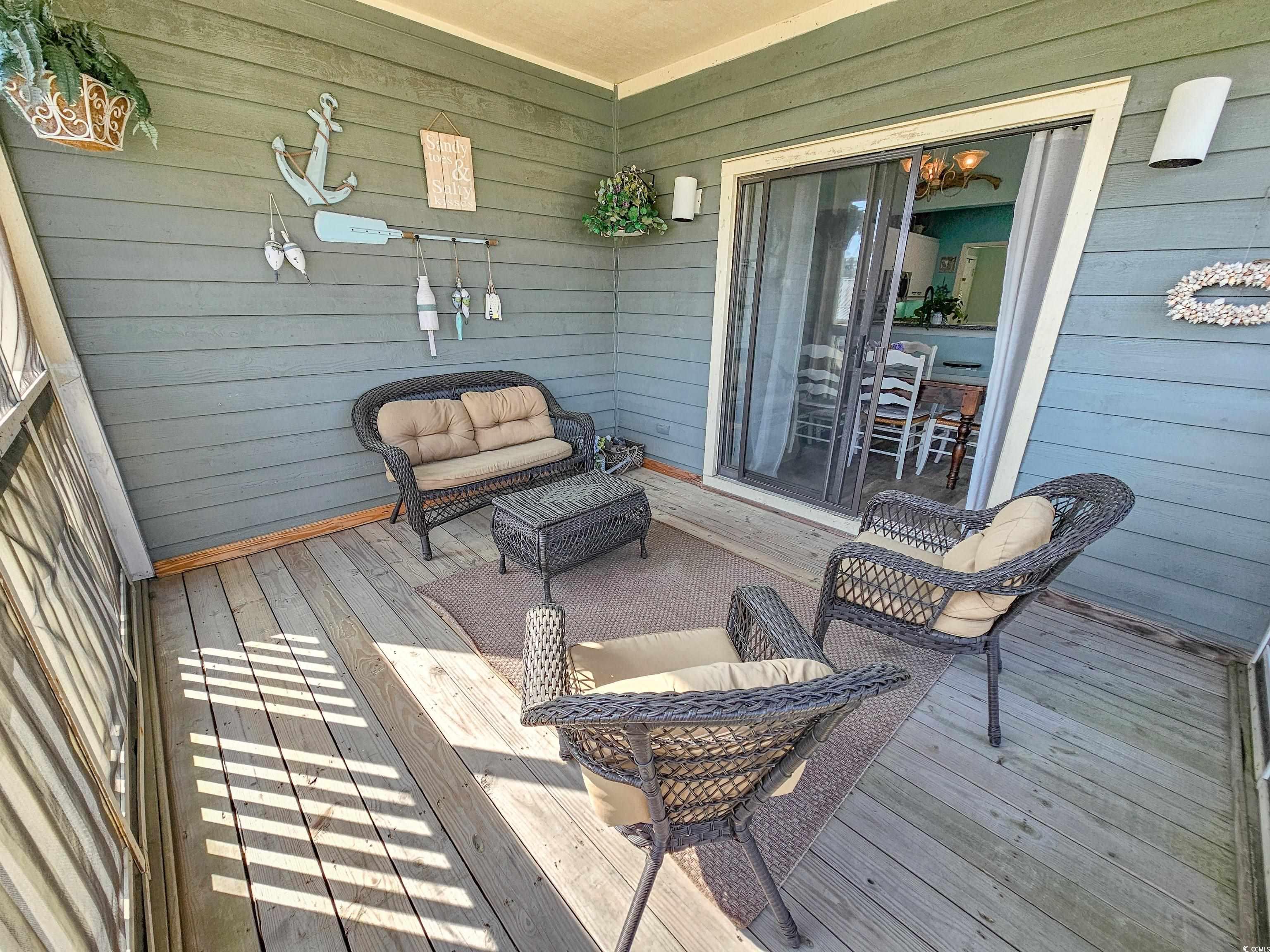 800 Castleford Circle, Unit 1E Myrtle Beach, SC 29572 - Photo 3 of 40 View of deck