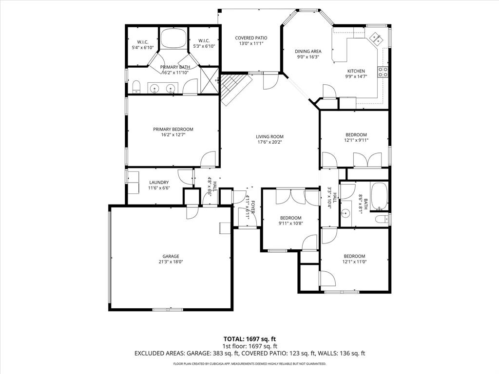 814 Springdale Circle Lorena, TX 76655 - Photo 37 of 37 Floor plan