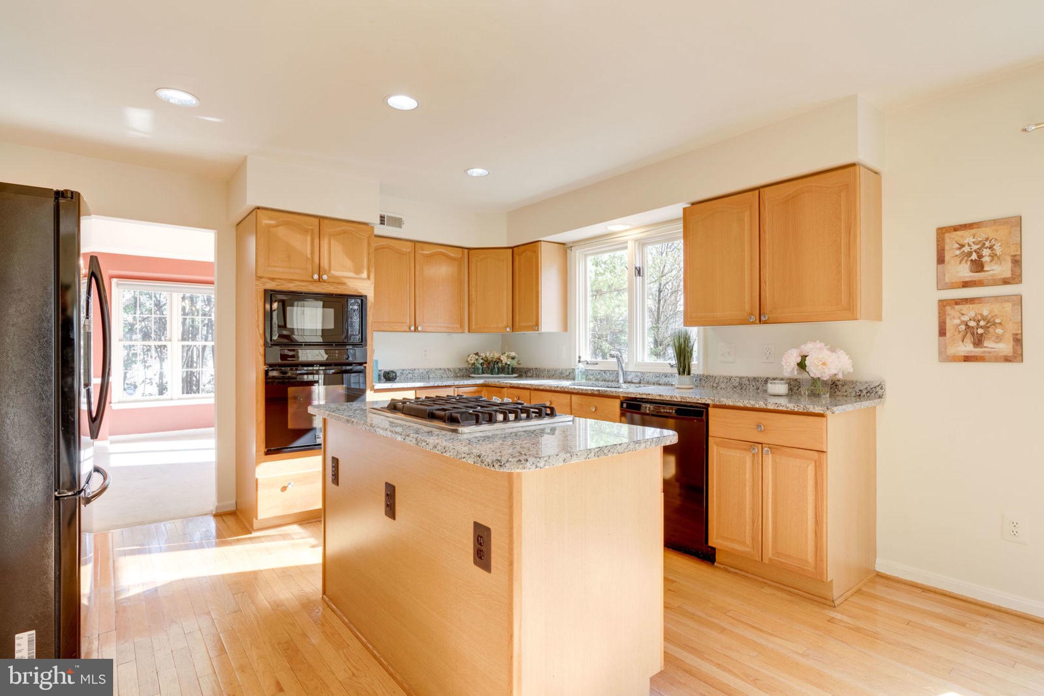 8111 Ridge Creek Way Springfield, VA 22153 - Photo 11 of 43 Large Island with Gas Cook Top w/Downdraft