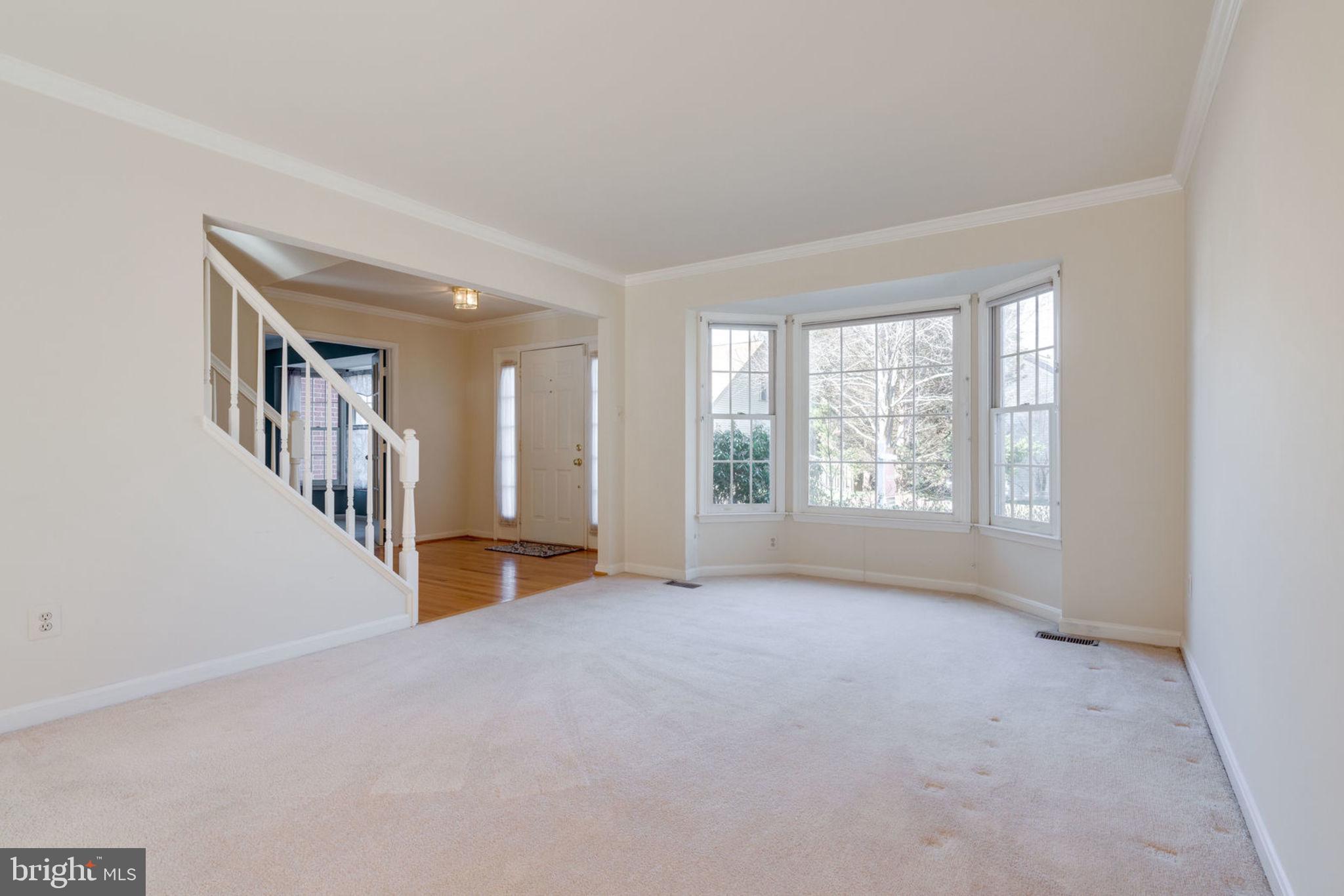 8111 Ridge Creek Way Springfield, VA 22153 - Photo 6 of 43 Formal Living Room w/Bay Window