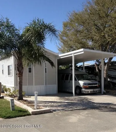 a view of a house with a patio