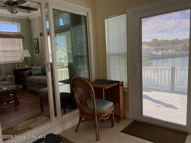 2120 Orbiter Court, Unit 166 Titusville, FL 32796 - Photo 29 of 46 bonus room and view of lake