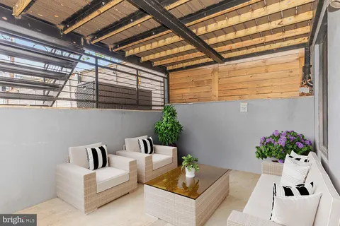 a view of living room with furniture