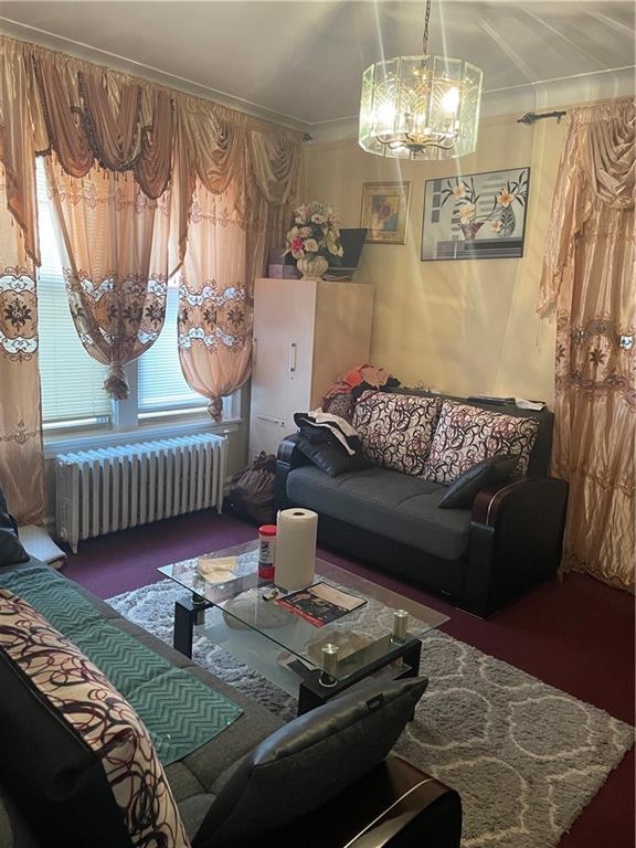 1423 Schenectady Avenue Brooklyn, NY 11203 - Photo 41 of 45 a living room with furniture and a chandelier
