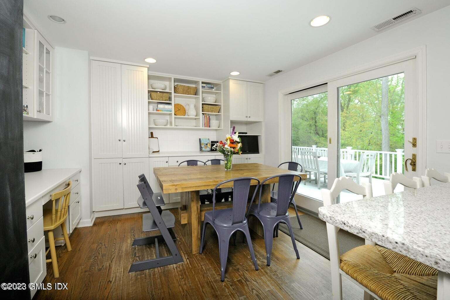 16 Crescent Road Riverside, CT 06878 - Photo 6 of 33 a view of a dining room with furniture window and wooden floor