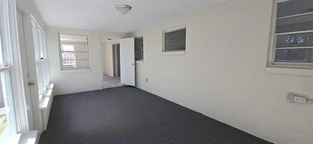 a window in an empty room with a window