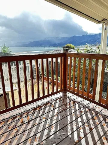 a view of wooden floor