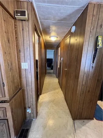 a view of hallway with stairs