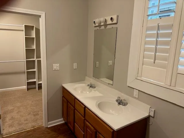 a close view of a bathtub in bathroom