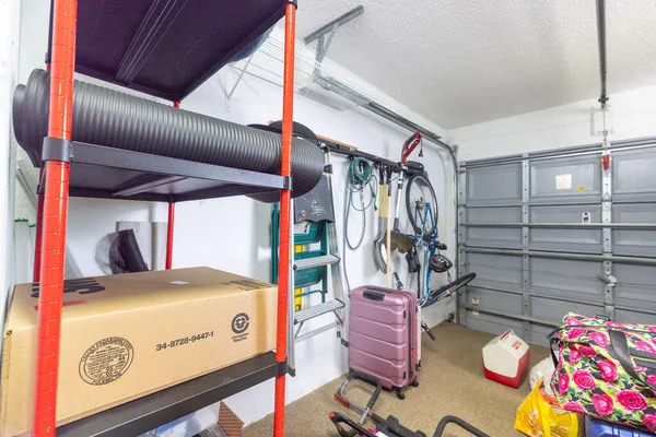 a car parked in front of a building