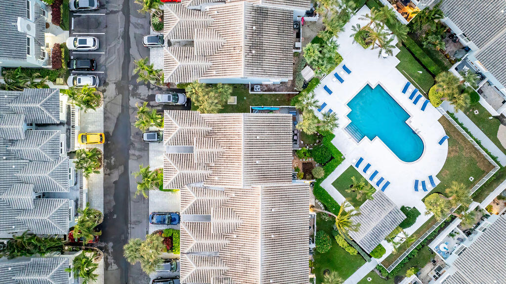 1038 Jeffery Street Boca Raton, FL 33487 - Photo 41 of 47 an aerial view of residential house with outdoor space and sign board