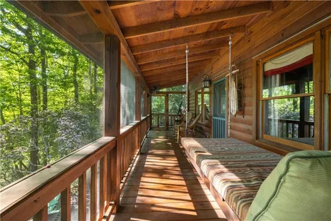 a view of a two chair in the balcony