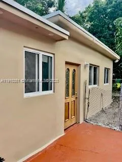 a view of a house with a outdoor space