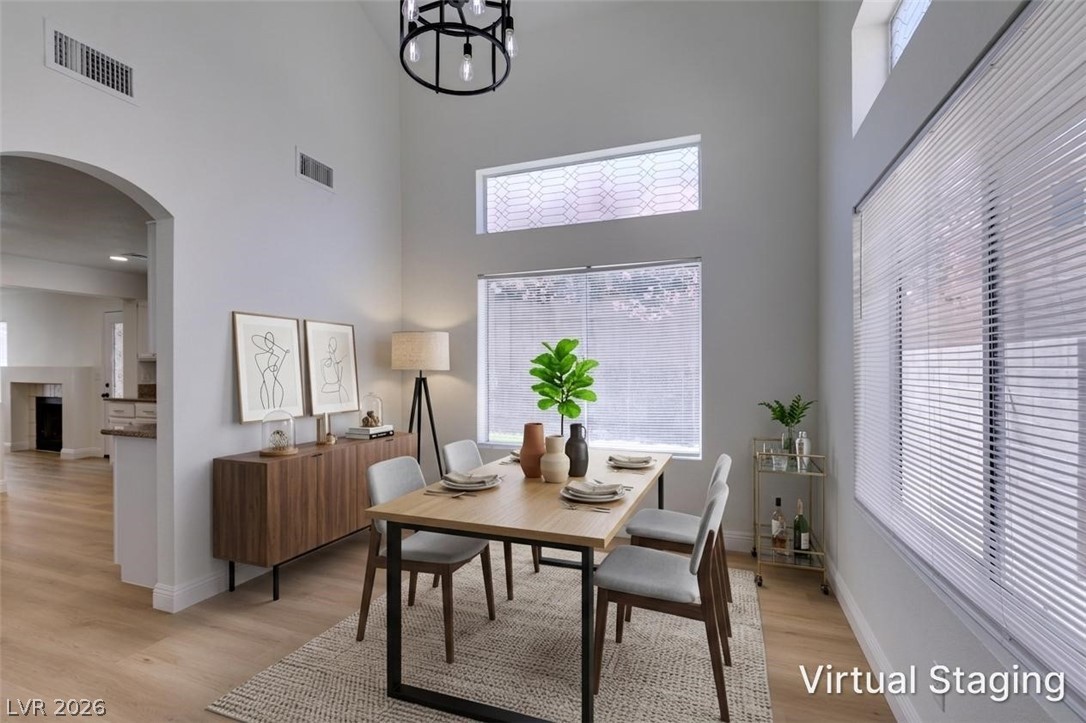 2113 Desert Peak Road Las Vegas, NV 89134 - Photo 7 of 33 This bright dining area offers an inviting space for gatherings.