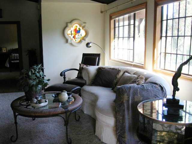 2832 Live Oak Park Road Fallbrook, CA 92028 - Photo 11 of 25 Beautiful views in LR with stain glass detail.