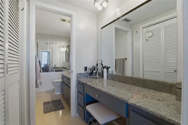 a view of a swimming pool with an outdoor space