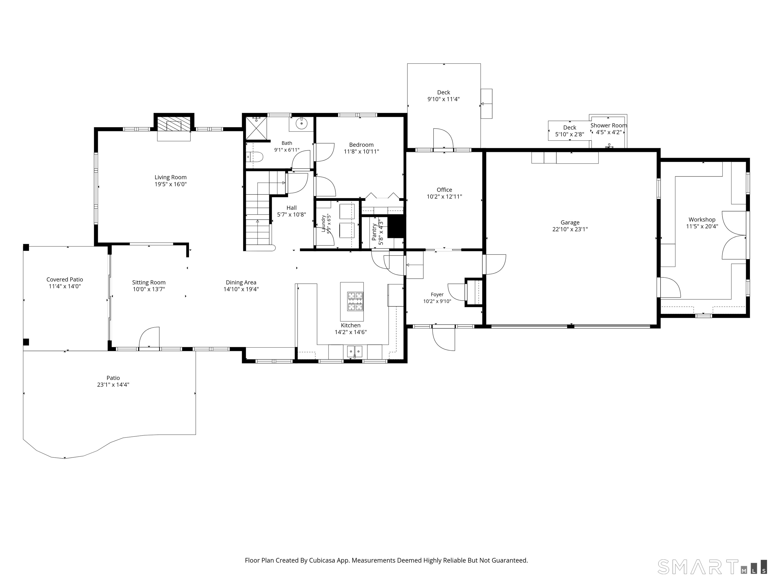 64 Old Black Point Road East Lyme, CT 06357 - Photo 34 of 35 Main Level Floor Plan