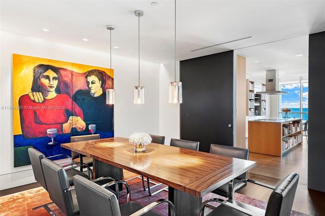 a balcony with an ocean view