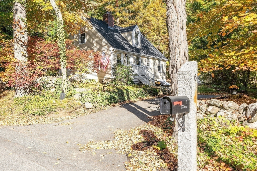 6 Gray Road Andover, MA 01810 - Photo 33 of 36 a view of a yard with plants and trees
