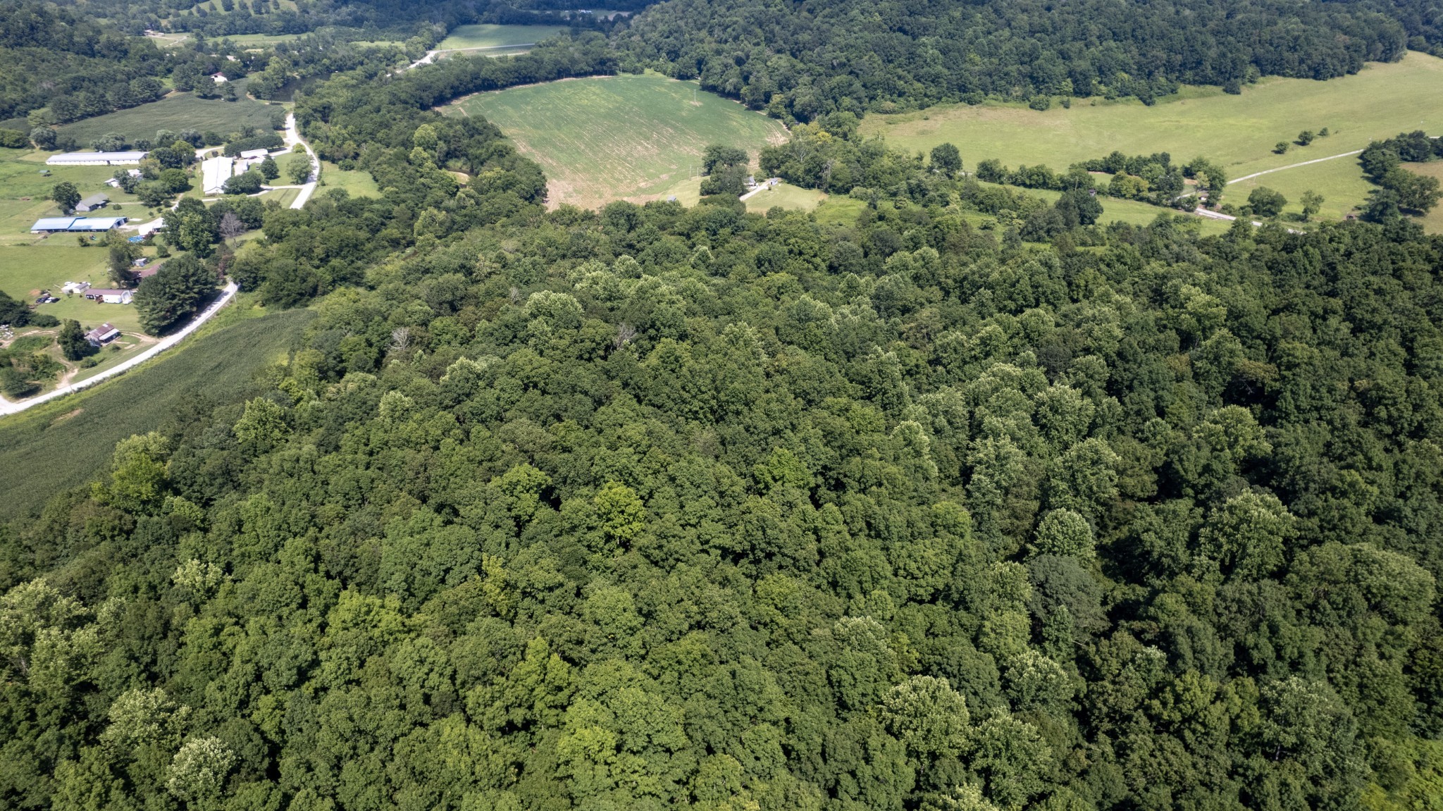 500 Shuler Branch Road Ethridge, TN 38456 - Photo 13 of 27 an aerial view of a house with a yard