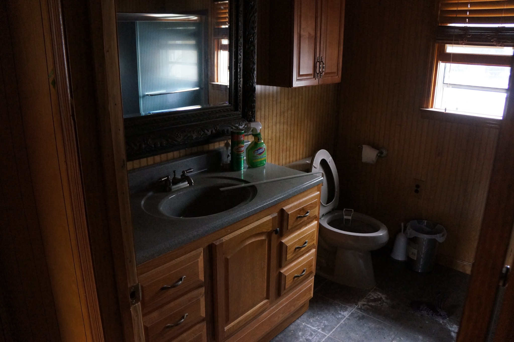 500 Shuler Branch Road Ethridge, TN 38456 - Photo 26 of 27 a bathroom with a sink a toilet and a mirror