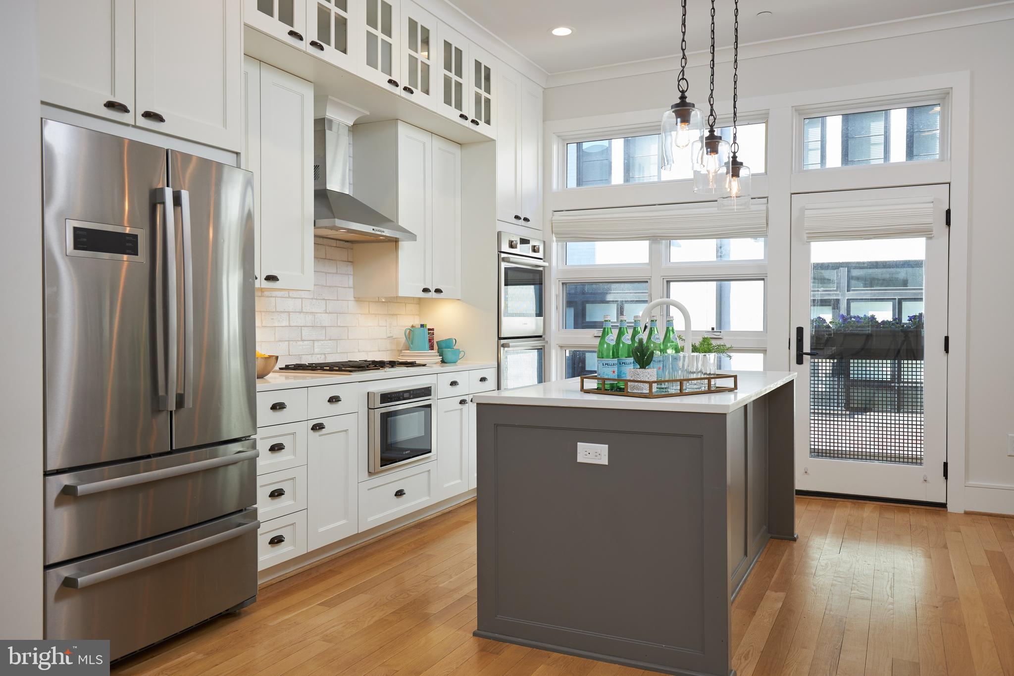 419 Guethler's Way Washington, DC 20003 - Photo 5 of 59 Light & Bright Kitchen with Juliet Balcony
